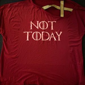 GOT themed shirt shoulder detail xxl fits like xl
